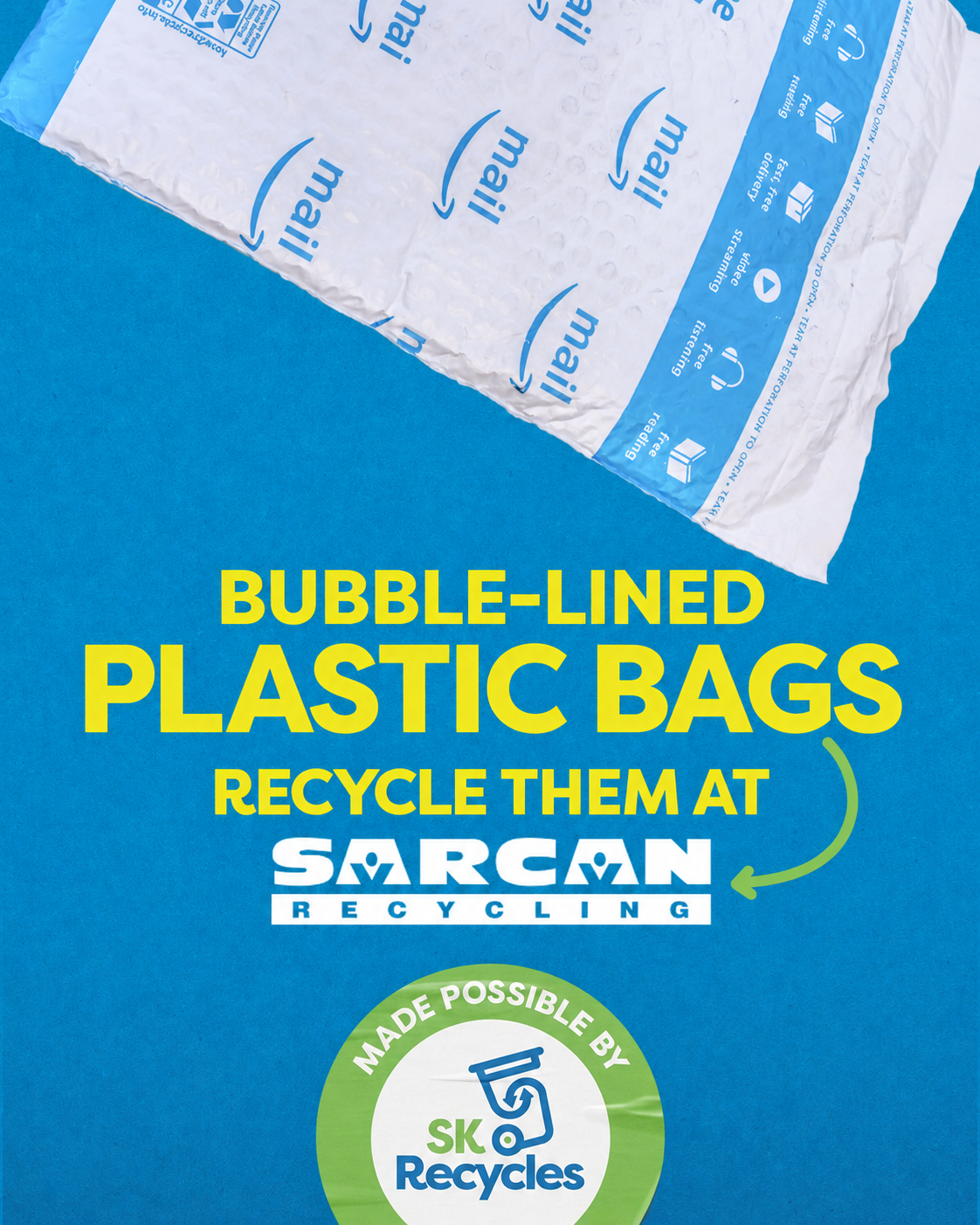 Bubble-Lined Plastic Mailers